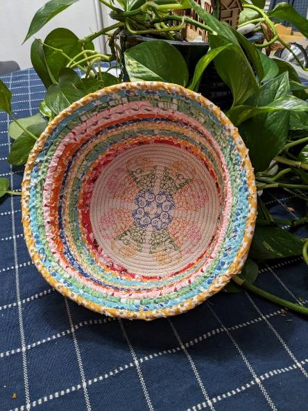 Clarrisa's Corner: Embroidered Rope Bowl - Floriani