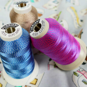 Floriani 120 Thread Set - Polyester, high-sheen embroidery thread