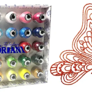 Floriani 12-weight 30 Spool Embroidery Thread Set