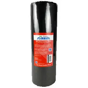 Floriani No Show Mesh - Fusible - Black - 20" x 100 yds - Commercial