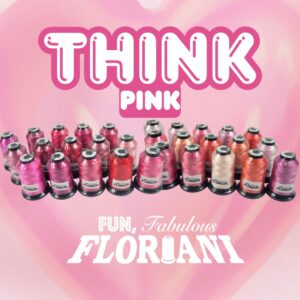 LIMITED TIME ONLY! Floriani Think Pink 30-Spool Thread Set